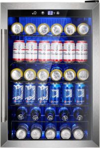 Electactic 4.5 Cu.ft Wine Cooler 37-Bottle Beverage Refrigerator