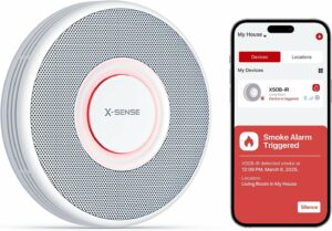 X-Sense XS0B-iR Smart Wi-Fi Smoke Detector with Voice Alerts