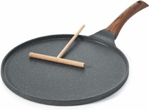 SENSARTE Nonstick Crepe Pan 12-Inch Induction Compatible Skillet