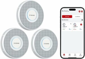 X-Sense XS0B-iR Smart Wi-Fi Smoke Detector (3-Pack)