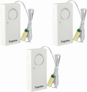 Topvico Water Leak Sensor Detector 120dB Alarm (3-Pack) product image