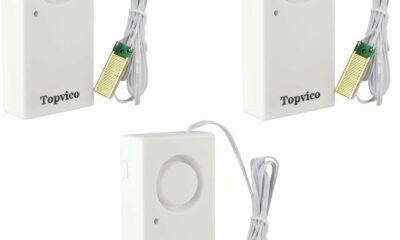 Topvico Water Leak Sensor Detector 120dB Alarm (3-Pack) product image