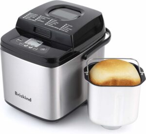 Briskind Compact 1.5-LB Bread Maker with 19 Programs