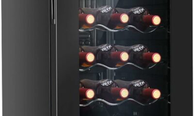 ROVSUN 18-Bottle Wine Cooler with Digital Temperature Control product image