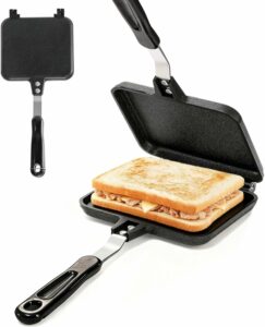 Cididu Stovetop Sandwich Grill Press Pan 5.4" x 4.7