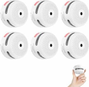 X-Sense XS01 10-Year Battery Smoke Alarm (6-Pack)