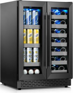 VINECOLD 24-Inch Wine Refrigerator (20 Bottle & 88 Cans)