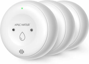 APEC WATER WiFi Water Leak Detector for Home, App Connected get Real-Time Alerts, Highly Reliable Dual Sensor Wet Moisture Detection (3PK) 3-Pack