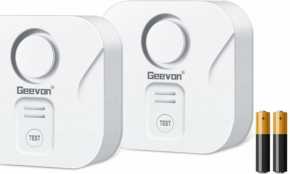 Geevon Water Leak Detector 100dB Alarm (2-Pack) product image