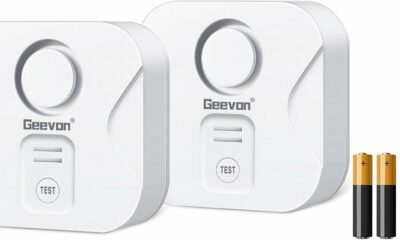 Geevon Water Leak Detector 100dB Alarm (2-Pack) product image