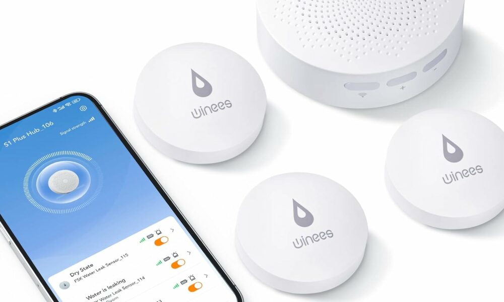 Winees S1 Plus WiFi Water Leak Detector (3-Pack) product image