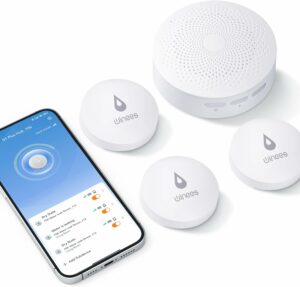 Winees S1 Plus WiFi Water Leak Detector (3-Pack)