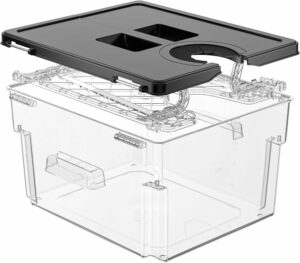 Vpcok Direct Sous Vide Container 11.65-QT with Rack and Lid