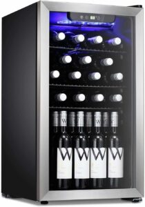 Antarctic Star 3.2 Cu. ft Wine Cooler 26-Bottle Beverage Refrigerator