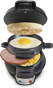 Hamilton Beach 25477 Breakfast Sandwich Maker with Egg Cooker Ring