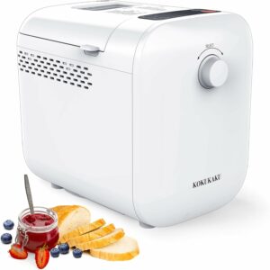 KOKUKAKU Compact Bread Maker 1.5LB 22-in-1 Programmable