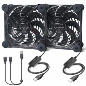 ZIWIJE Dual 120mm 5V USB Cooling Fan