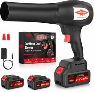 NineTrees Cordless Leaf Blower with Battery and Charger