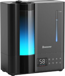BREEZOME 8L Ultrasonic Humidifier with Humidity Sensor