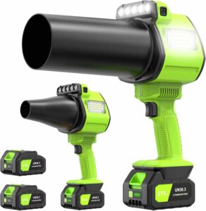 OGERY 21V Cordless Leaf Blower with 2 Batteries, 700CFM Brushless