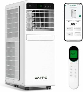 ZAFRO 12,000 BTU Portable Air Conditioner with Dehumidifier