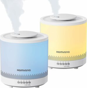 Homvana 1.8L Ultrasonic Humidifier (2-Pack)