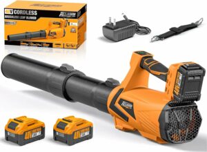 Alloyman 40V 650 CFM Cordless Leaf Blower with 2×2.0Ah Batteries