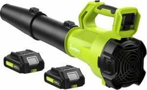 sunchers Cordless Leaf Blower with 2 Batteries