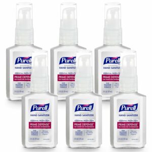 Purell Prime Defense Advanced Hand Sanitizer 2 fl oz (Pack of 6)