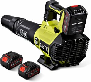 Cub Tik Cordless Leaf Blower with 2 Batteries 650CFM 280MPH