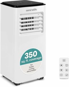 SereneLife 8000 BTU Portable Air Conditioner with Heater product image