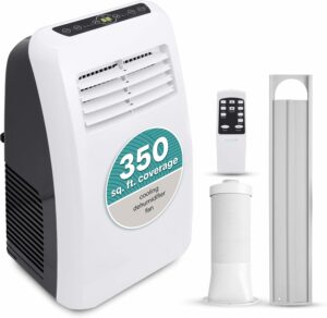 SereneLife 8000 BTU Portable Air Conditioner with Dehumidifier product image