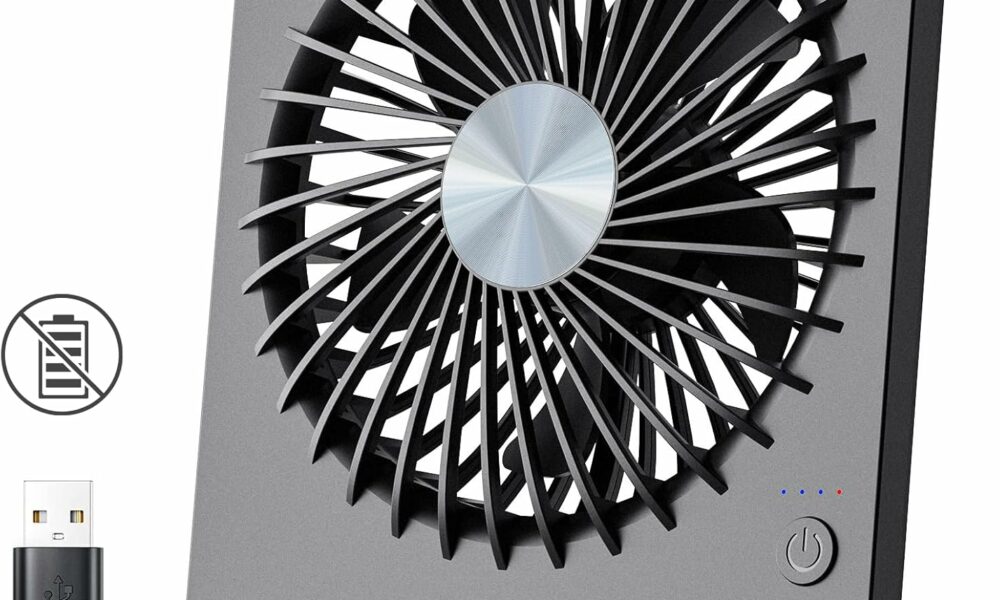 Koonie USB-C Desk Fan 5.7-Inch 3-Speed Personal Fan product image