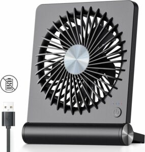 Koonie USB-C Desk Fan 5.7-Inch 3-Speed Personal Fan
