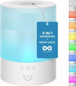 Everlasting Comfort 2.5L Ultrasonic Cool Mist Humidifier