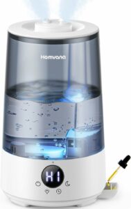 Homvana 3.6L Cool Mist Ultrasonic Humidifier (Top-Fill)