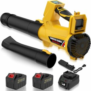 wavetoka Cordless Leaf Blower 540 CFM 170 MPH with 2 Batteries