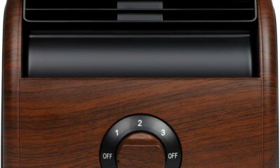 POOCCI Retro Bladeless Desk Fan with 3 Speeds product image