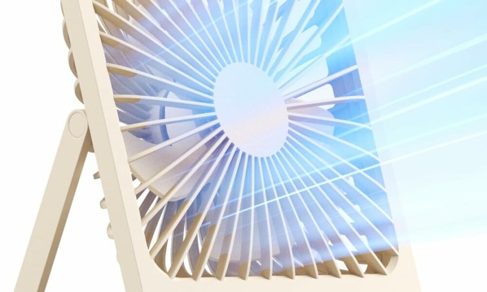 JISULIFE Portable Desk Fan 4500mAh Battery 4-Speed (Foldable) product image