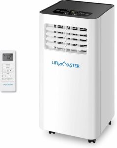 Lifemaster 8000 BTU Portable Air Conditioner for 350 Sq.Ft Rooms