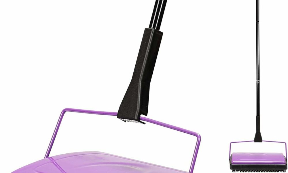 Yocada Carpet Sweeper for Low-Pile Rugs and Pet Hair product image
