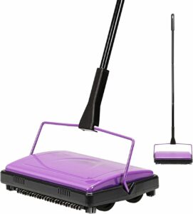 Yocada Carpet Sweeper for Low-Pile Rugs and Pet Hair product image