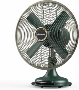 AMACOOL 8-Inch Oscillating Desk Fan (3-Speed)