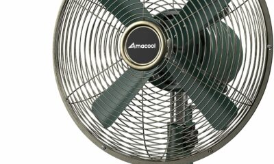 AMACOOL 8-Inch Oscillating Desk Fan (3-Speed) product image