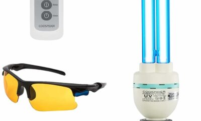 COOSPIDER UV 36W UVC Ozone Sanitizer Lamp with Remote product image
