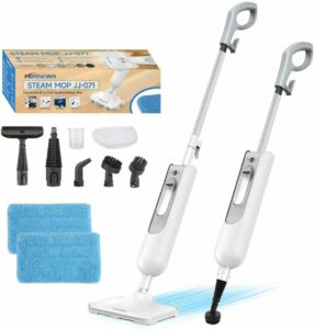 Mxnsewr Steam Mop with Handheld Detachable Steamer, 380ml Tank, 2 Steam Levels product image