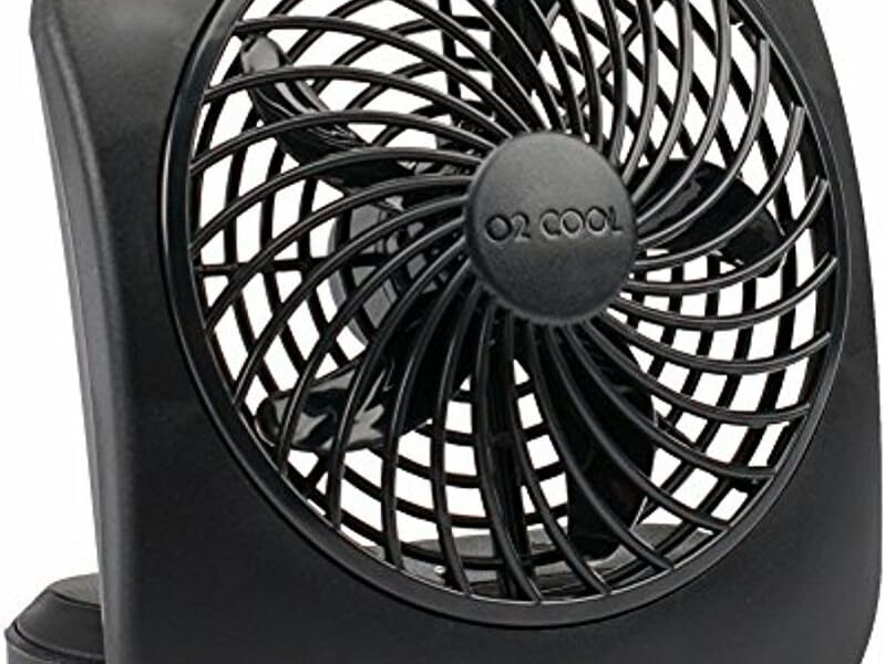O2COOL Treva 5-Inch Battery-Powered Portable Fan product image