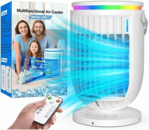 JYew Portable Air Conditioner with 4-in-1 Humidifier & 120° Rotation product image