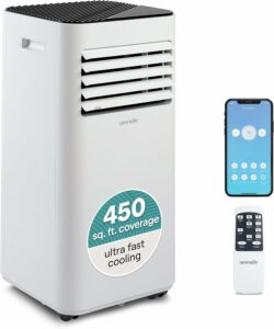 SereneLife Portable Air Conditioner 10,000 BTU with Wi-Fi