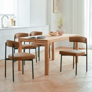 GrandNoor Upholstered Dining Chair Set (4-Pack)